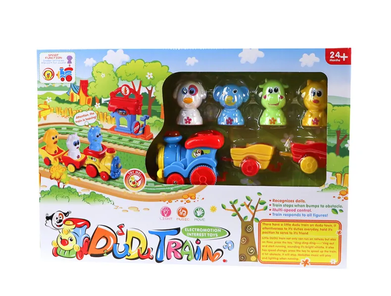 Trein speelset met licht en geluid