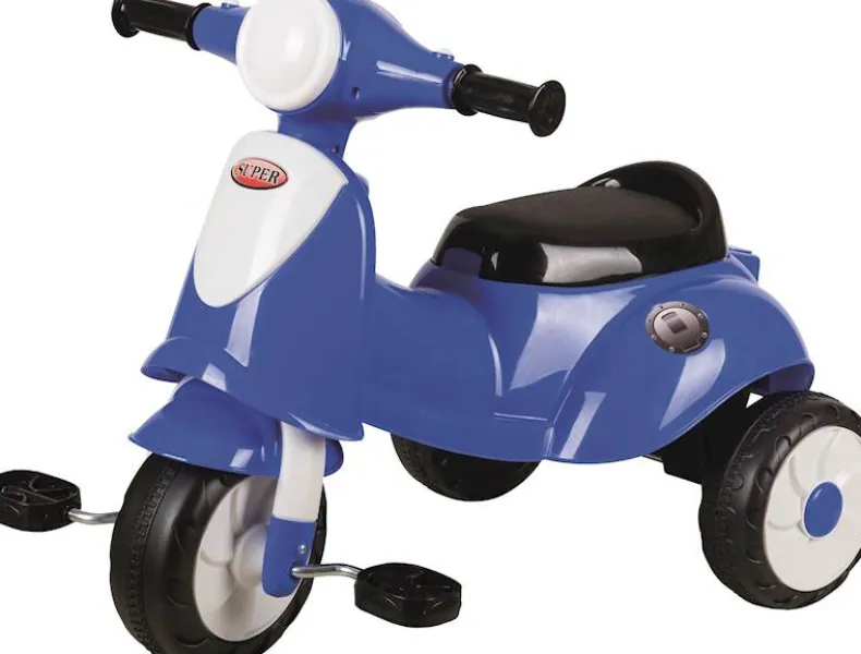 Trike scooter blauw