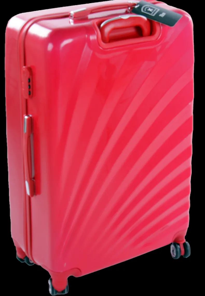 Trolley shell design rood 70 cm