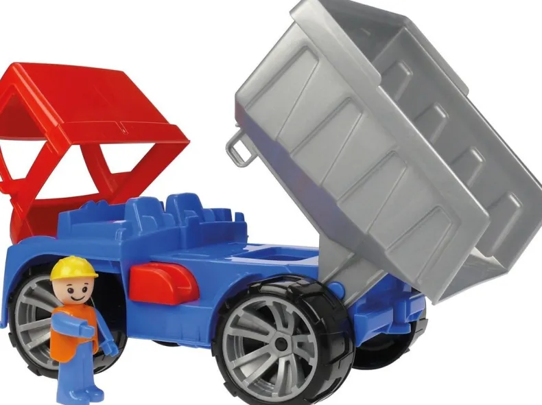 Truxx Dumpertruck 37,6x21,4 cm rood/blauw