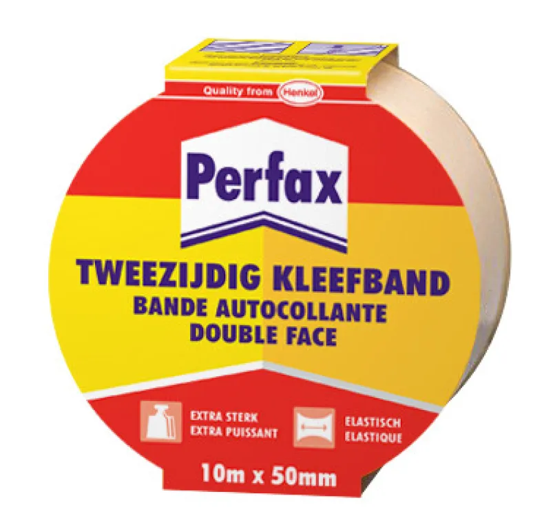 Tweezijdige kleefband 10 m x 50 mm
