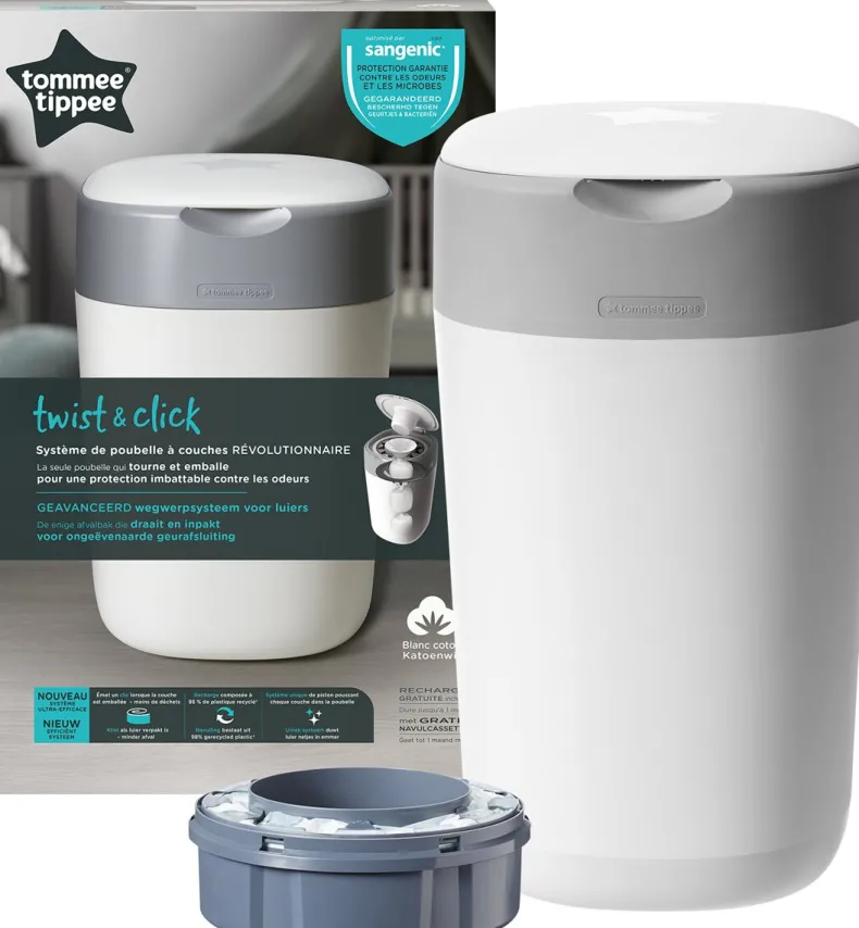 Twist & Click Luieremmer wit