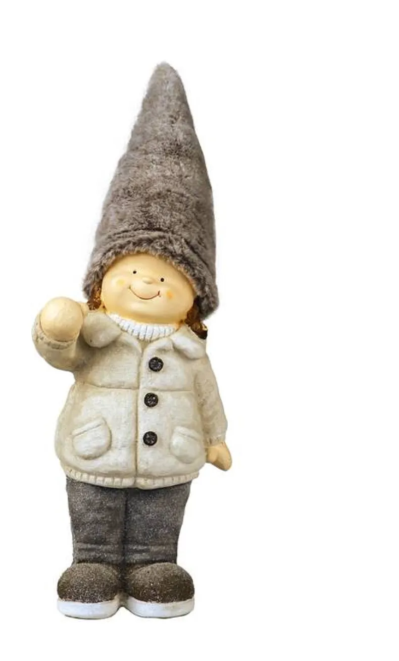 Meisje met grote muts 25x73 cm