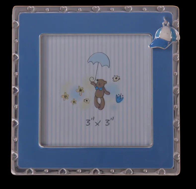 Fotokader baby blue 7x7 cm