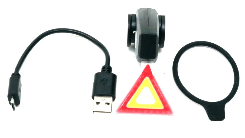 USB achter lampje Warning