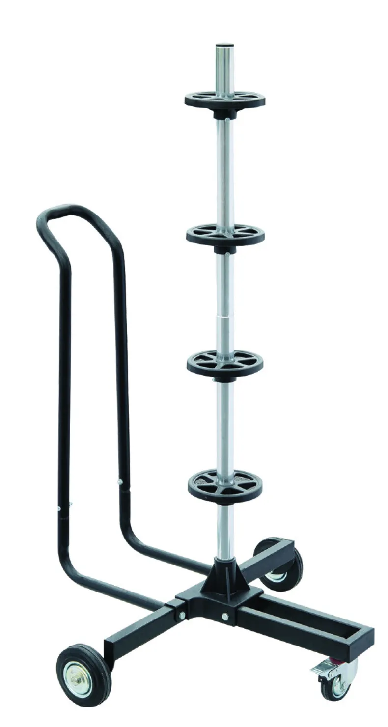 Velgenboom op wielen met hoes