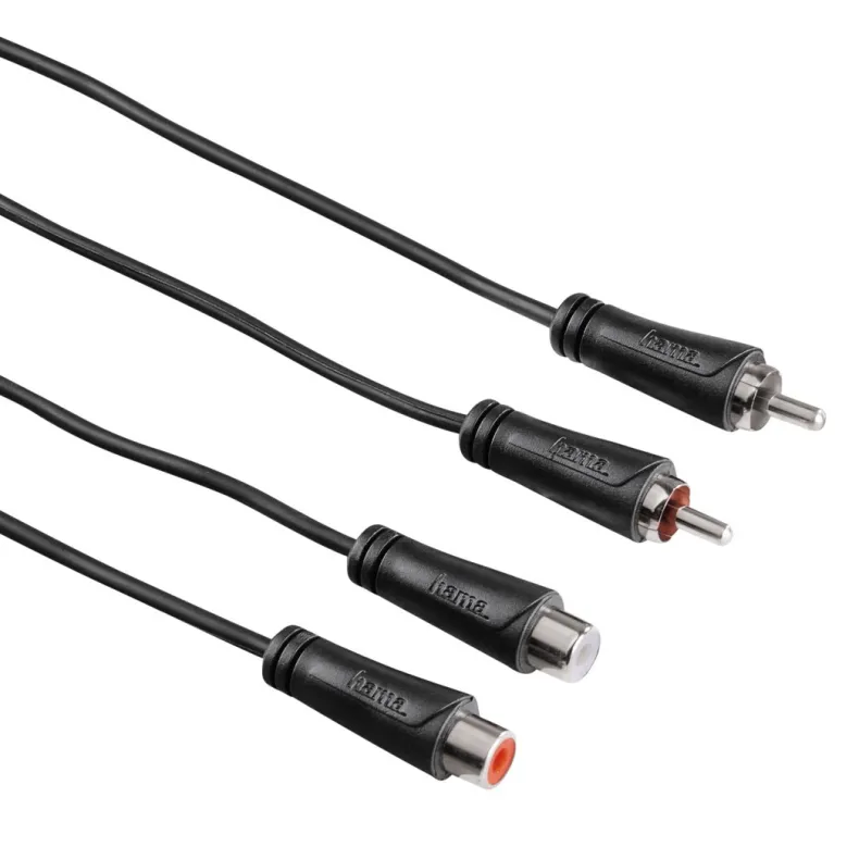 Verlengkabel 2 cinch - 2 cinch 1,5 m 1 ster