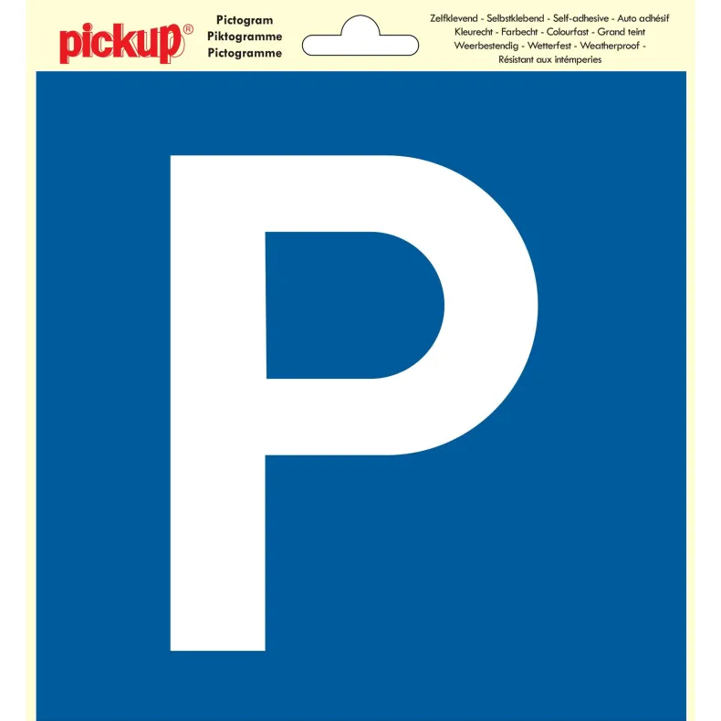 Pictogram parkeren 20 x 20 cm