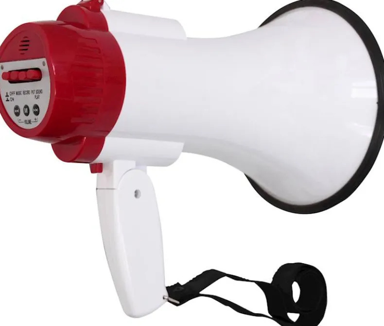 20W Megaphone W/Bat + Usb