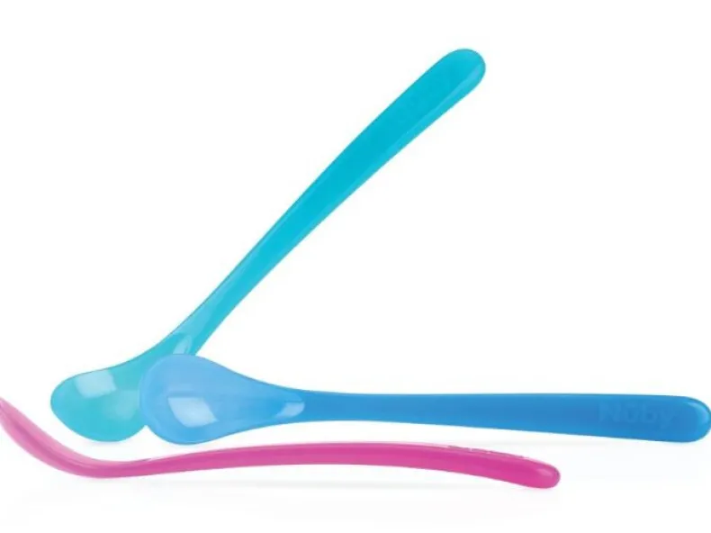 Warmtegevoelige lepel - 2stk - 3m+