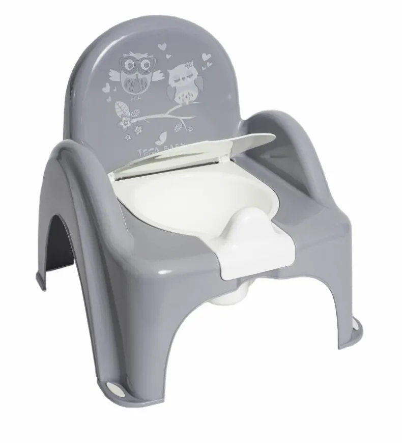 Wc-potje met muziek uiltjes