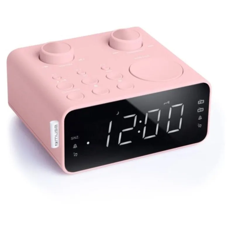 Wekkerradio M-17 roze FM