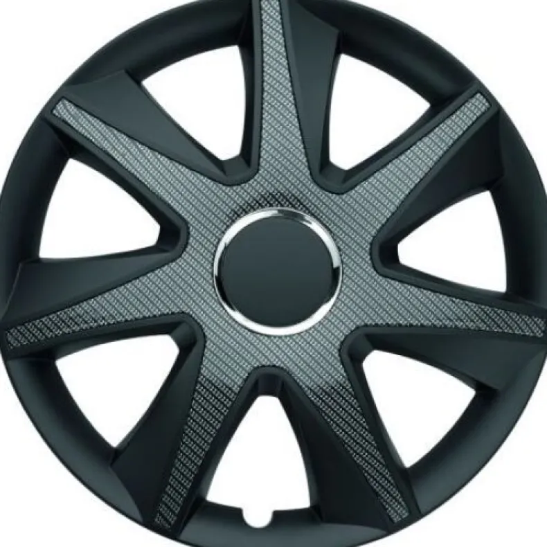 Wieldeksel 14  set van 4  carbon dark