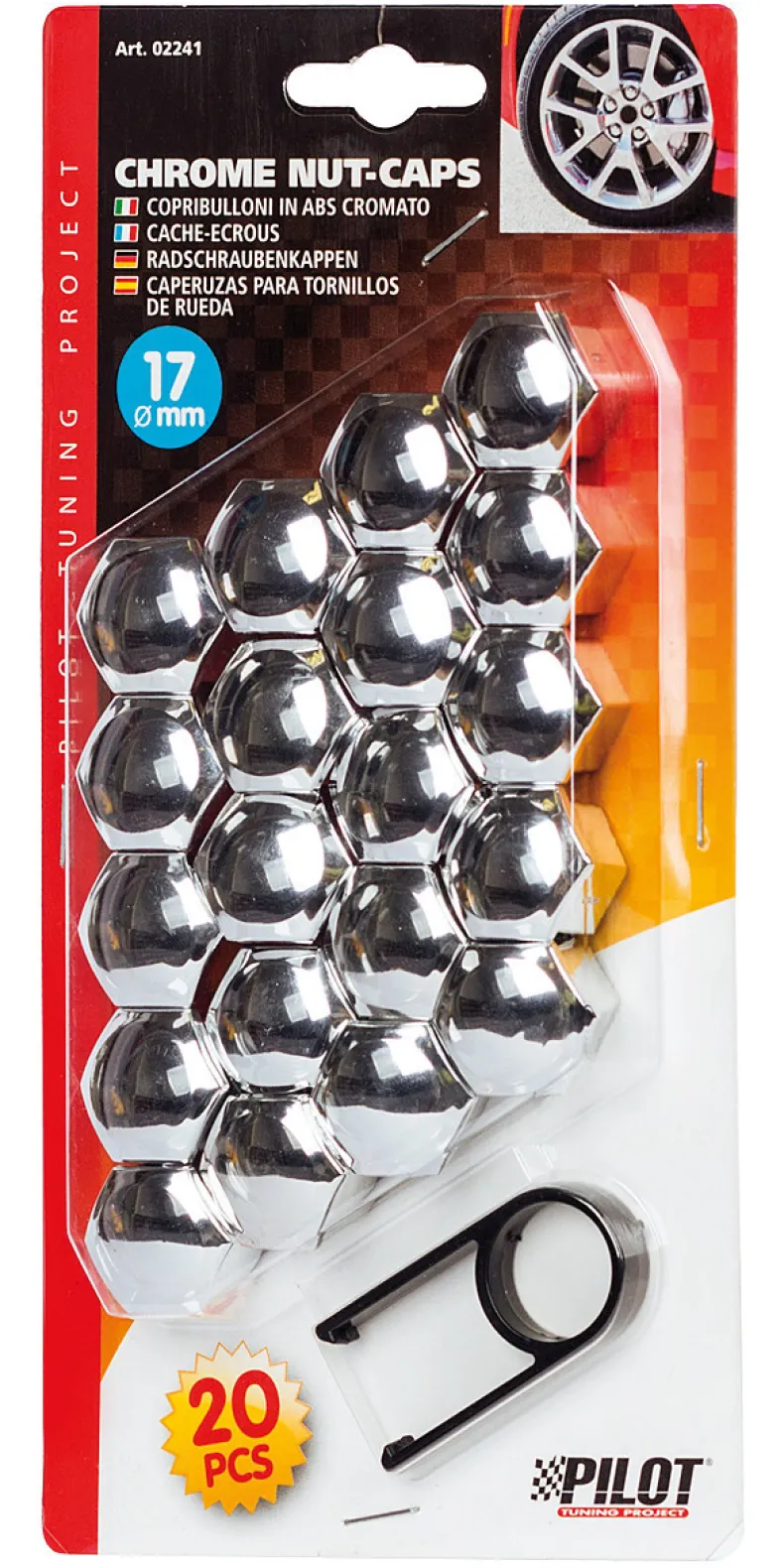 Wielmoerdoppen ABS x20 17mm