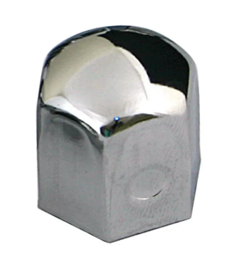 Wielmoerdoppen in Gechromeerd Staal x20 17mm