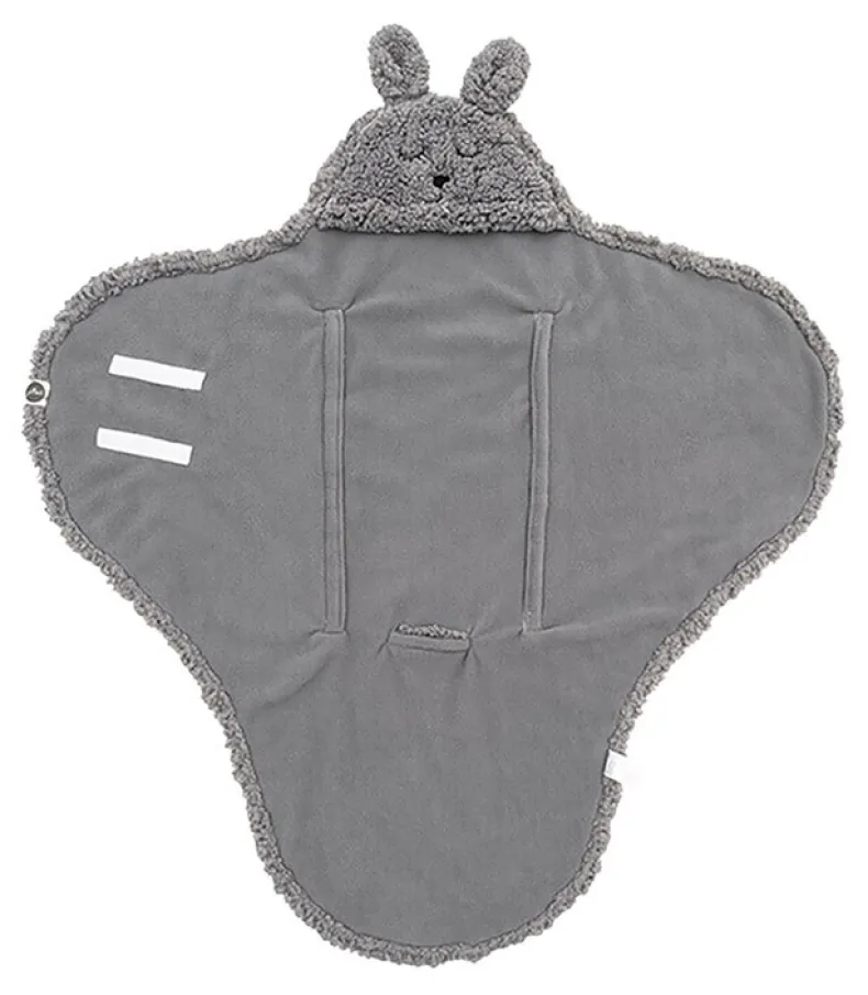 Wikkeldeken Bunny Storm Grey