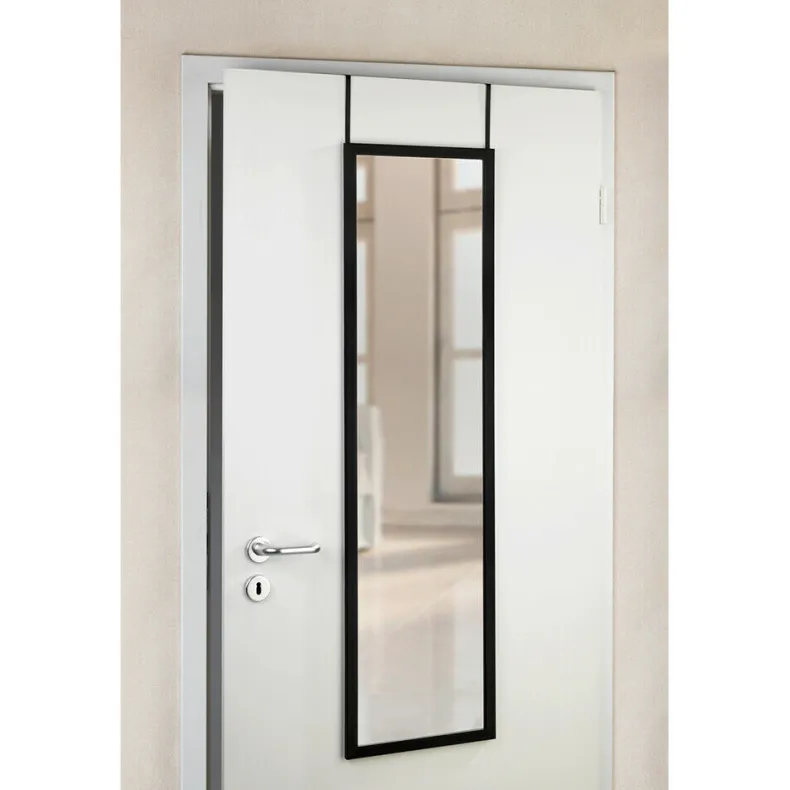 Wenko Arcadia Deurspiegel 120x30 cm - Zwart