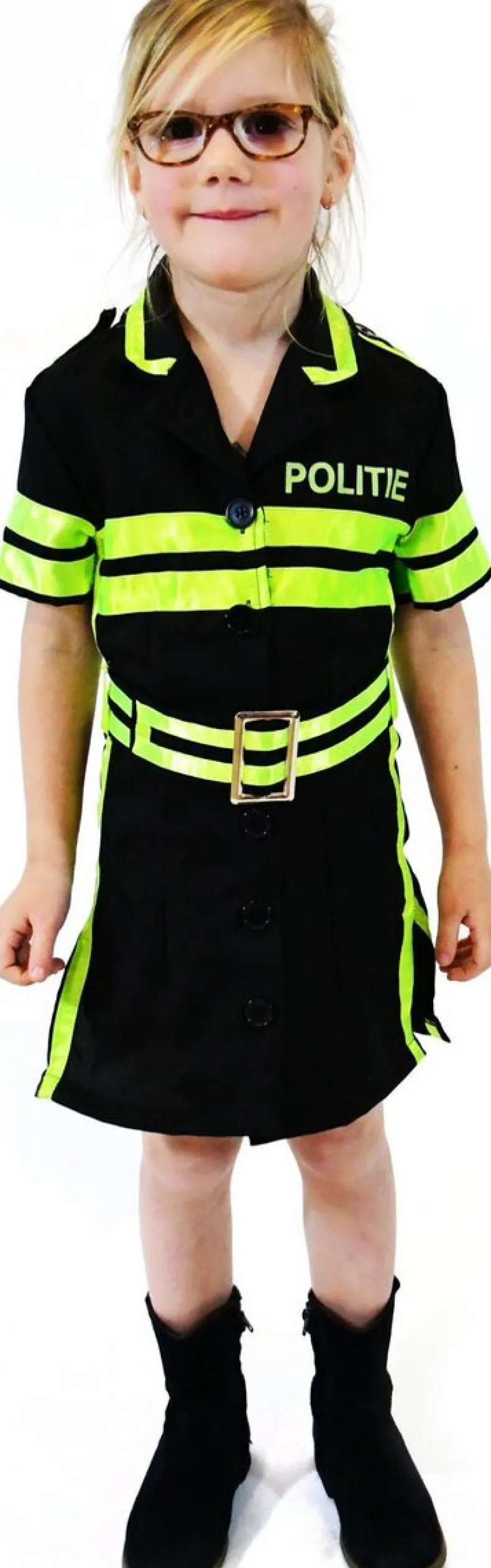 Kinderkostuum Politieagente - 2-delig - Maat 104