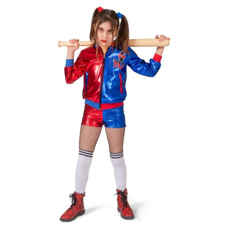 Kinderkostuum Harley Quinn Meisje - Maat 164