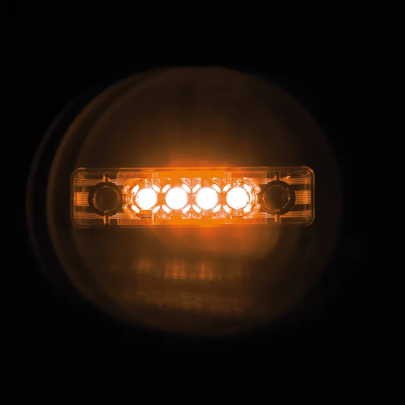 Zijlicht 4 LEDS 24V Amber