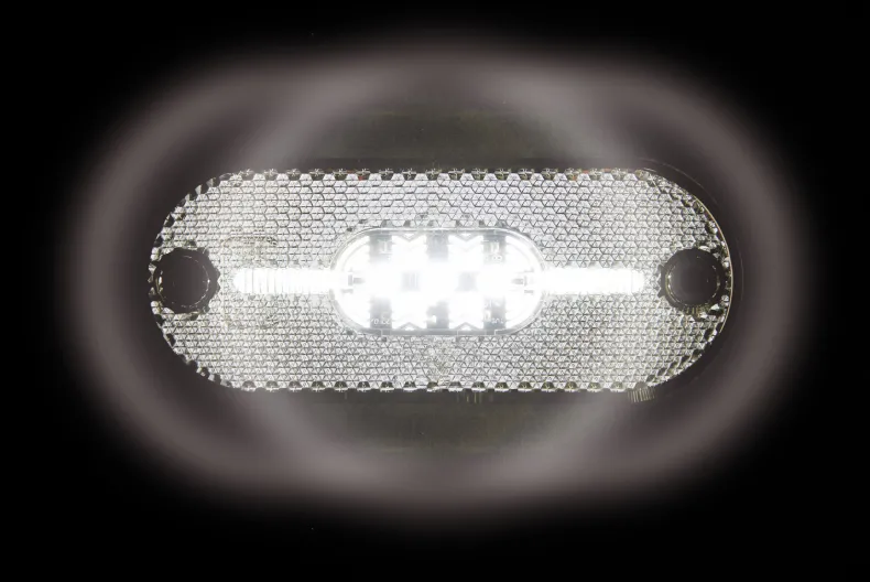 Zijlicht met reflector 5 LEDS Wit