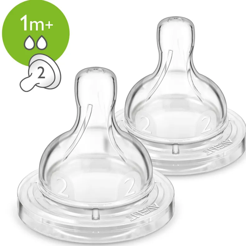 Zuigspenen slow 2 gaten 2 stuks